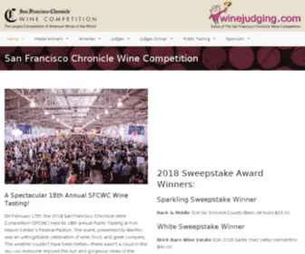Winejudging.com(San Francisco Chronicle Wine Competition) Screenshot