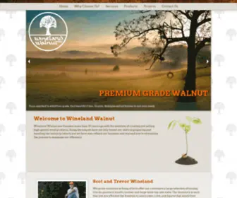 Winelandwalnut.com(Wineland Walnut) Screenshot