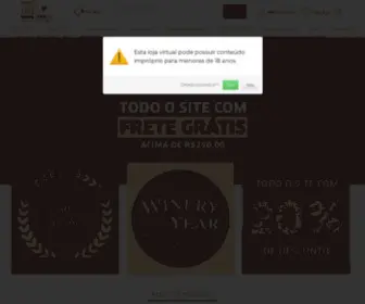 Winelovers.com.br(Documento) Screenshot