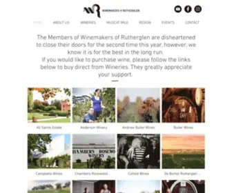 Winemakers.com.au(Winemakers of Rutherglen) Screenshot