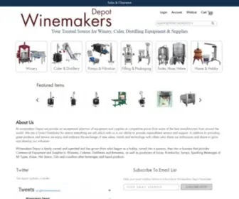Winemakersdepot.com(Winemakersdepot) Screenshot