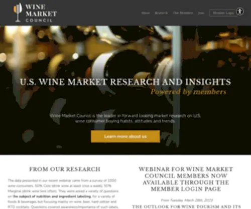 Winemarketcouncil.com(Wine Market Council) Screenshot