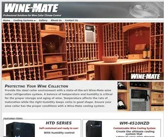 Winemate.com(Wine Cellar Climate Control Cooling Systems) Screenshot