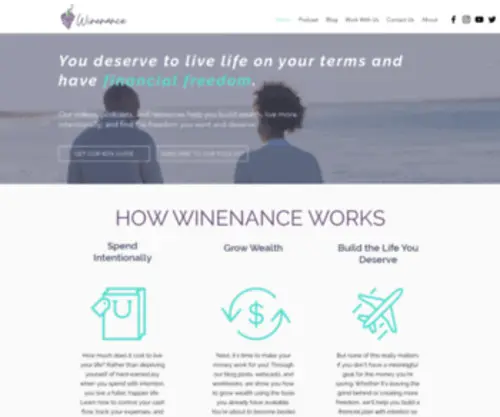 Winenancefi.com(Winenance) Screenshot