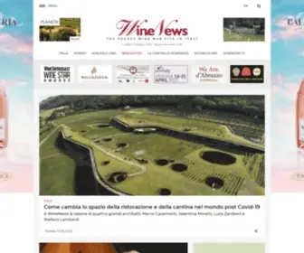 Winenews.it(Il punto di riferimento dell'informazione dedicata al mondo del vino) Screenshot