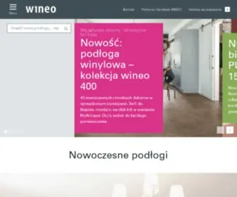 Wineo-Polska.pl(Producent paneli podłogowych WINEO i Podłóg PURLINE) Screenshot