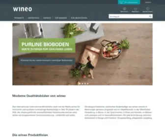 Wineo.de(Hersteller von Bodenbelägen) Screenshot
