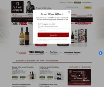 Wineofthemonthclub.com(Wine of the Month Club) Screenshot