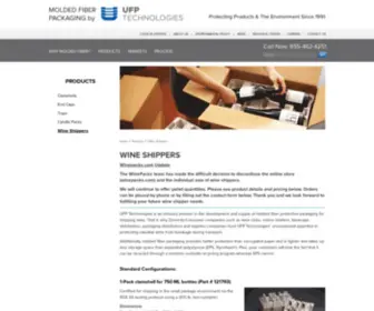 Winepacks.com(Packaging Solutions for Shipping Wine & Beer) Screenshot