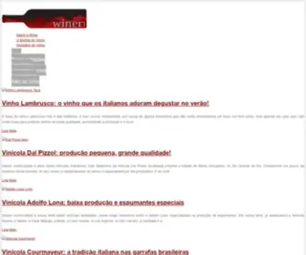 Winer.com.br(O blog do vinho descomplicado) Screenshot