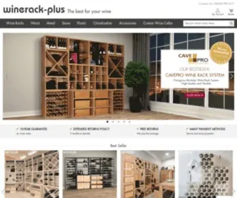 Winerack-Plus.co.uk(Great Selection of Wine Racks & Wine Rack Systems) Screenshot