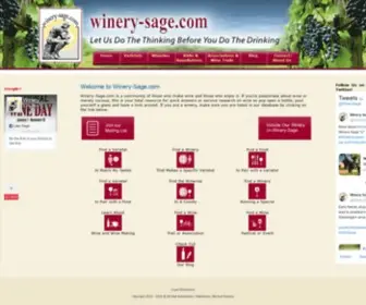 Winery-Sage.com(Security Verification) Screenshot