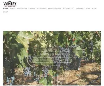 Winery-SF.com(The Winery SF) Screenshot