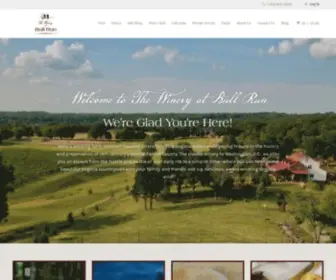 Wineryatbullrun.com(Winery Northern Virginia Wines Tasting Events VA) Screenshot