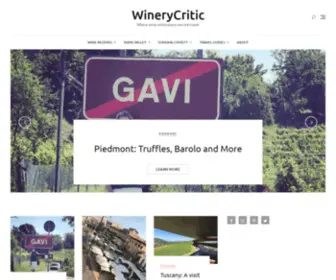 Winerycritic.com(Winery Reviews) Screenshot