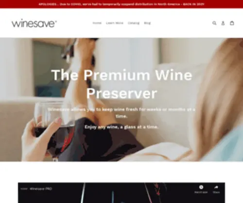 Winesaveusa.com(Winesave USA) Screenshot