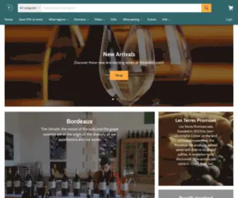 Winesbio.com(Organic quality wine) Screenshot