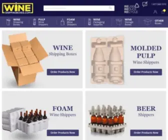 Wineshippingboxes.com(Wine Shipping Boxes) Screenshot