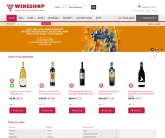 Wineshop.it(Vendita vino enoteca online) Screenshot