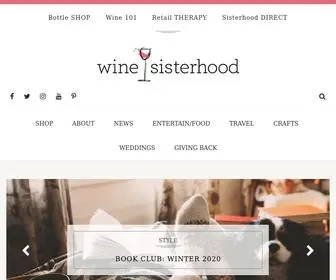 Winesisterhood.com(Wine Sisterhood) Screenshot