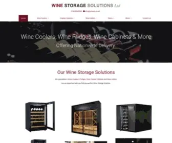 Winess.co.uk(Wine Storage Solutions) Screenshot