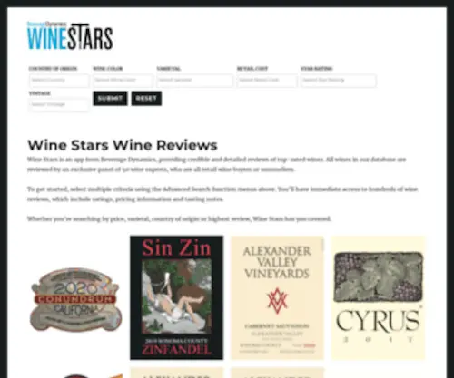 Winestarsapp.com(Winestarsapp) Screenshot