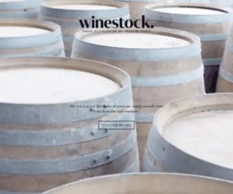 Winestock.com.au(Winestock) Screenshot