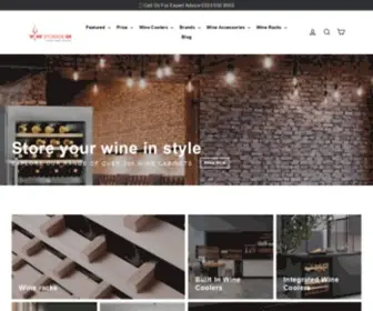 Winestorageuk.co.uk(Winestorageuk Ltd) Screenshot