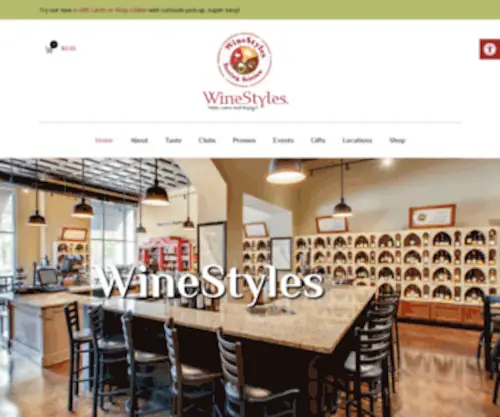 Winestylesstore.com(WineStyles Tasting Station) Screenshot