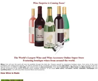 Winesurprise.com(Wines,Wine Accessories,Online Wine,Gifts) Screenshot