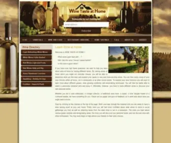 Winetasteathome.com(Wine Taste at Home) Screenshot