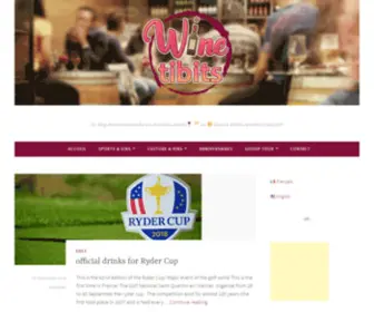 Winetibits.com(Dans le milieu sportif et culturel) Screenshot