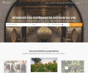 Winetourbooking.com(Achetez les activités oenotourisme des domaines viticoles européens) Screenshot