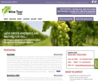 Winetourindia.com(Wine Tour India) Screenshot