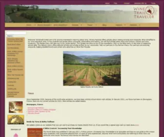 Winetrailtraveler.com(Wine trail traveler) Screenshot