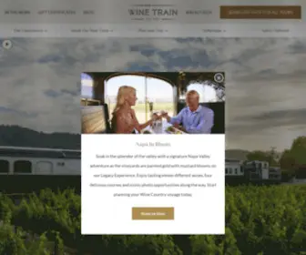 Winetrain.com(Explore Napa Valley by Train) Screenshot
