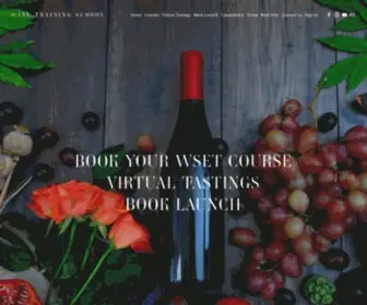 Winetraining.co.uk(Wine Training School) Screenshot