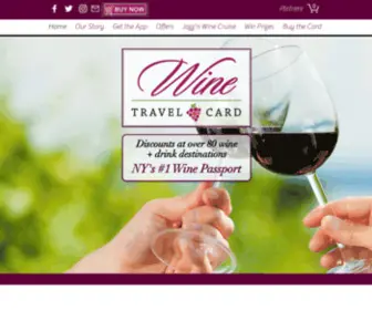 Winetravelcard.com(Wine Discounts) Screenshot