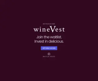 Winevest.org(WineVest VIP) Screenshot