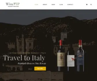 Winevip.com(We Specialize in Imported Wines with Delivery to Your Door) Screenshot