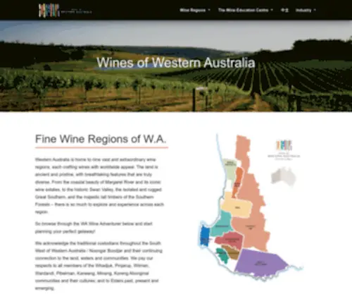 Winewa.asn.au(Winewa) Screenshot