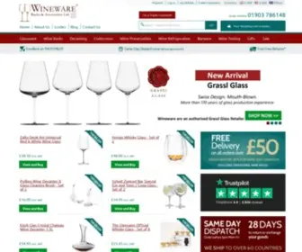 Wineware.co.uk(Glassware) Screenshot