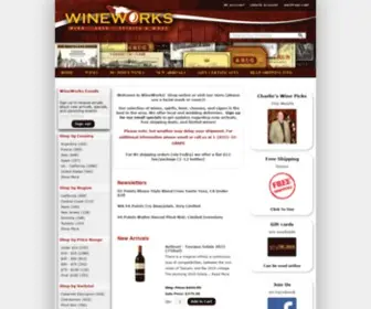 Wineworksonline.com(Wine, Beer, and Liquor Store in Marlton, NJ) Screenshot