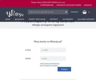 WinezJa.pl(To witryna z Winami z całego świata) Screenshot
