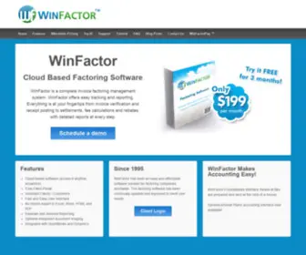 Winfactor.com(Transportation Factoring Software) Screenshot