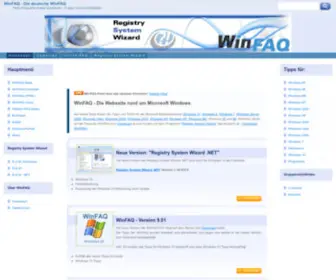 Winfaq.de(Die deutsche WinFAQ im Internet) Screenshot