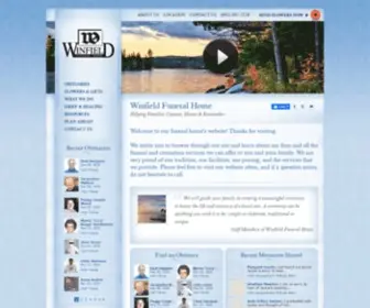 Winfieldfh.com(Winfield Funeral Home) Screenshot