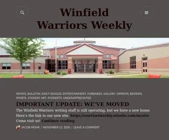 Winfieldwarriorsweekly.com(Winfield Warriors Weekly) Screenshot