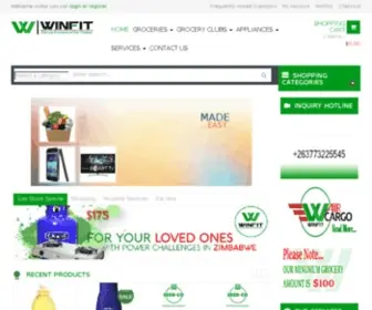 Winfitservices.com(Online Grocery Shop) Screenshot