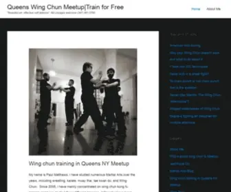 Wing-Chun-Schools.com(Wing Chun Queens Free Meetup Group) Screenshot